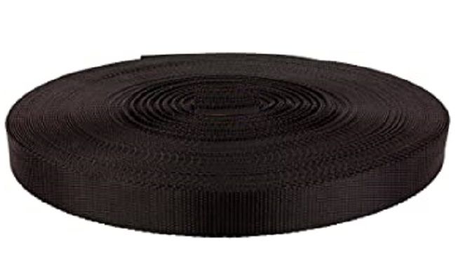 1 Inch Multipurpose Nylon Webbing Rope - Brown