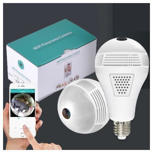 Ip Camera Wireless Light Bulb Camera Wifi 360 Degree Camera