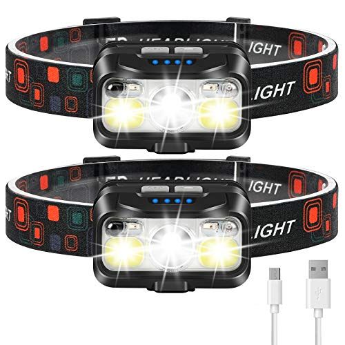 Headlamp Rechargeable LHKNL 1100 Lumen Super Bright Motion S