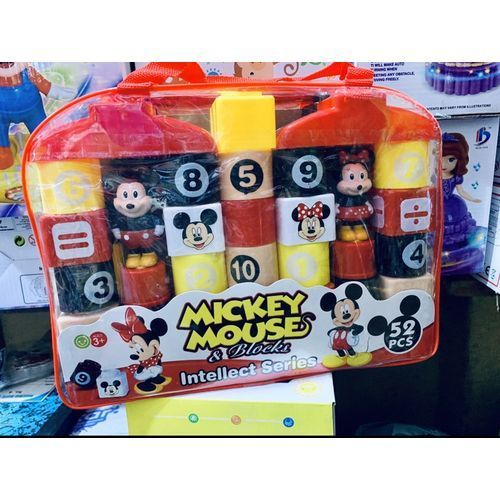MICKEY MOUSE Building Lego Bricks Blocks Kid Educational Toy