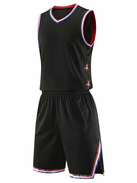 Zmsm Kids Adult Basketball Set Boys Girls Jerseys