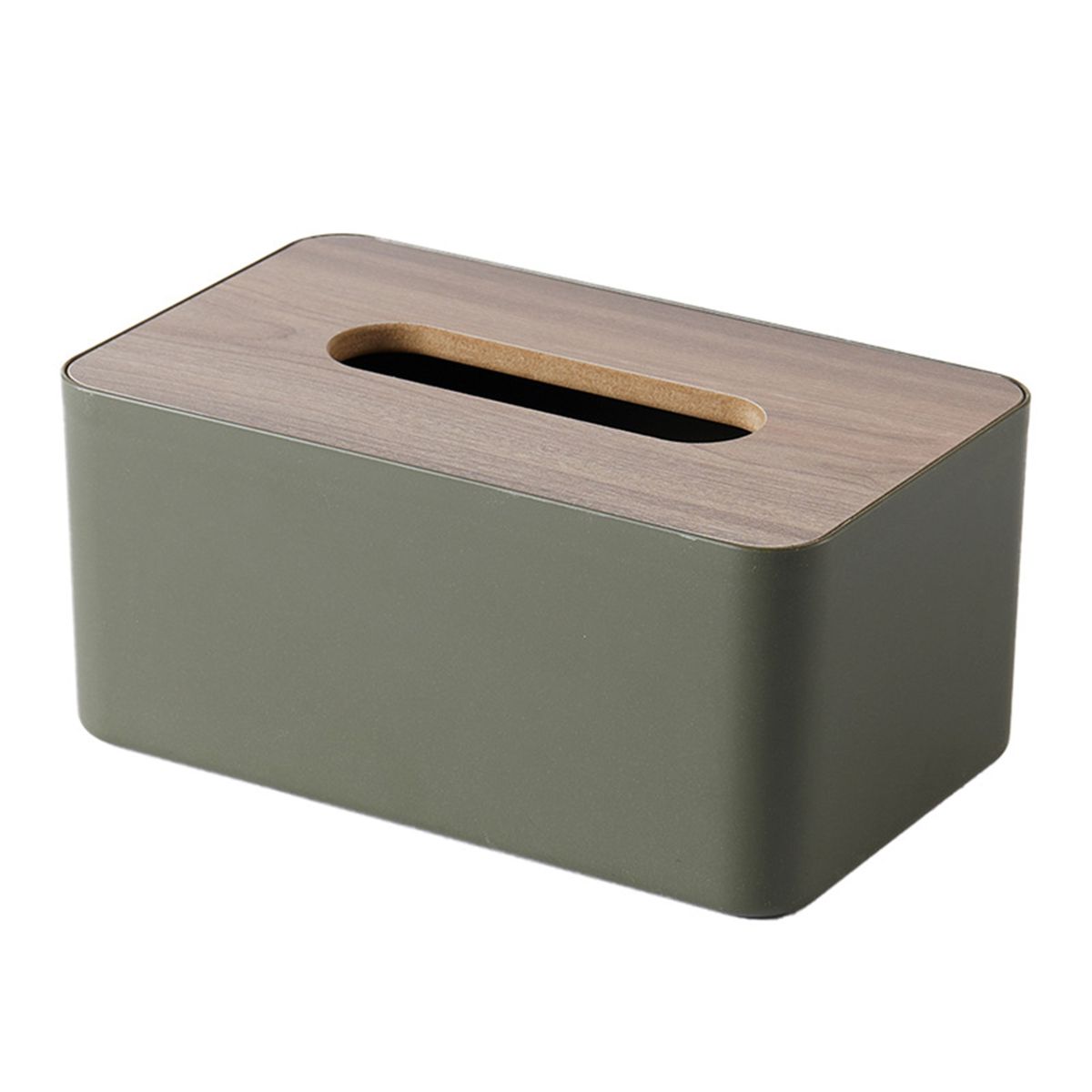 Napkin Box Desktop Decoration Napkin Box Army Green