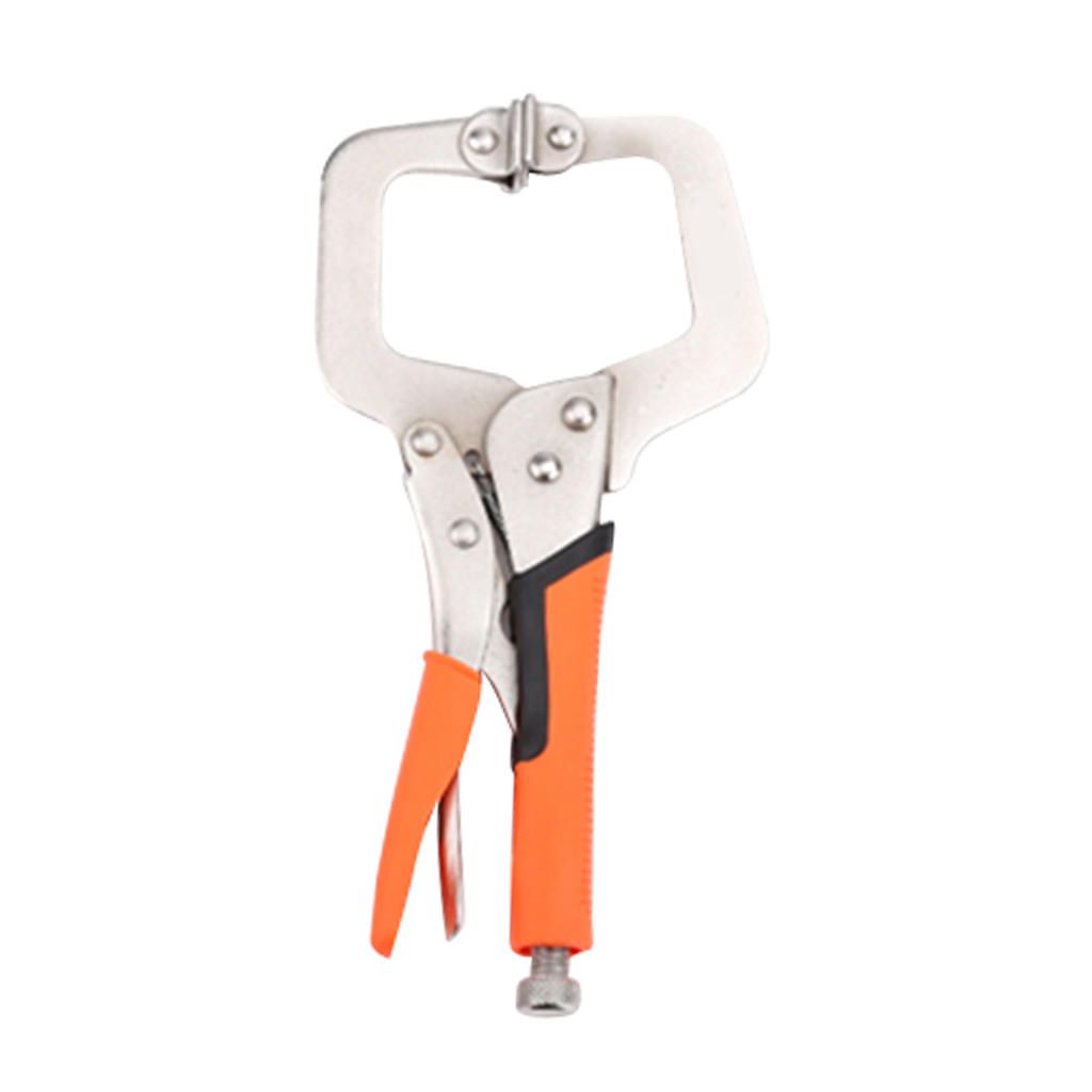 C Clamp Vise Grip Locking Welding Quick Pliers Wood Tenon  6