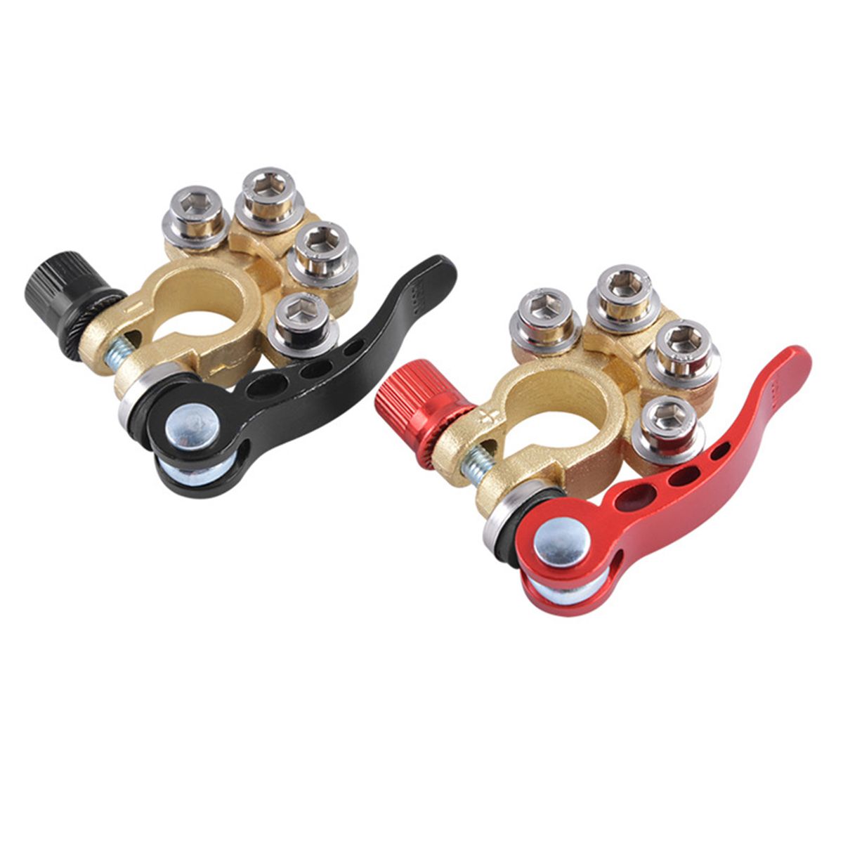 1 Pair Brass Material Automotive Car Top Post Battery