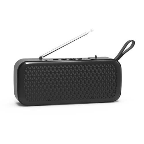 L8 Wireless Bluetooth Speaker With Radio - Black