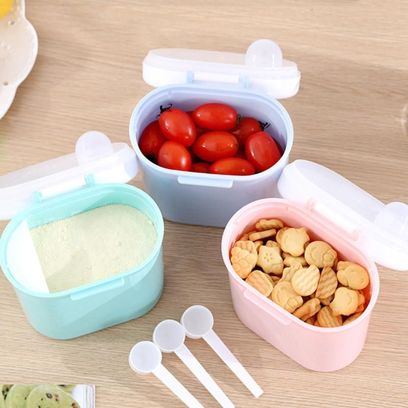 Portable Baby Formula Milk Case Box With, -