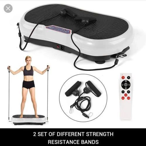 Vibration Board/Massager With Two Strength Resistant Band