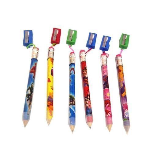 Fat Pencils,Sharpener, And Eraser - 24 Counts