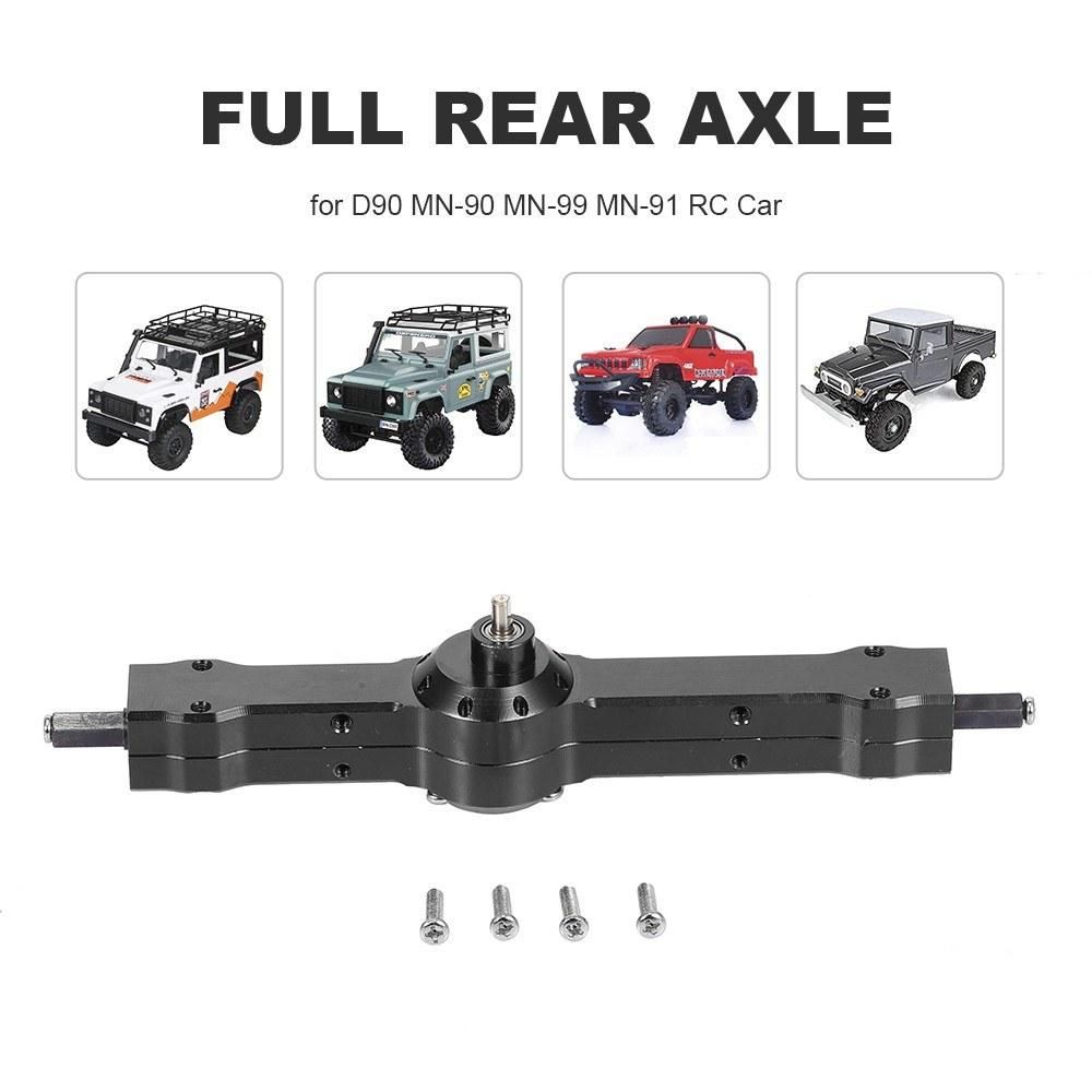 Aluminum Alloy Full Rear Axle for D90 MN-90 MN-99 MN-91 FJ-45 RC Car 1/12 Rock Crawler Upgrade Parts