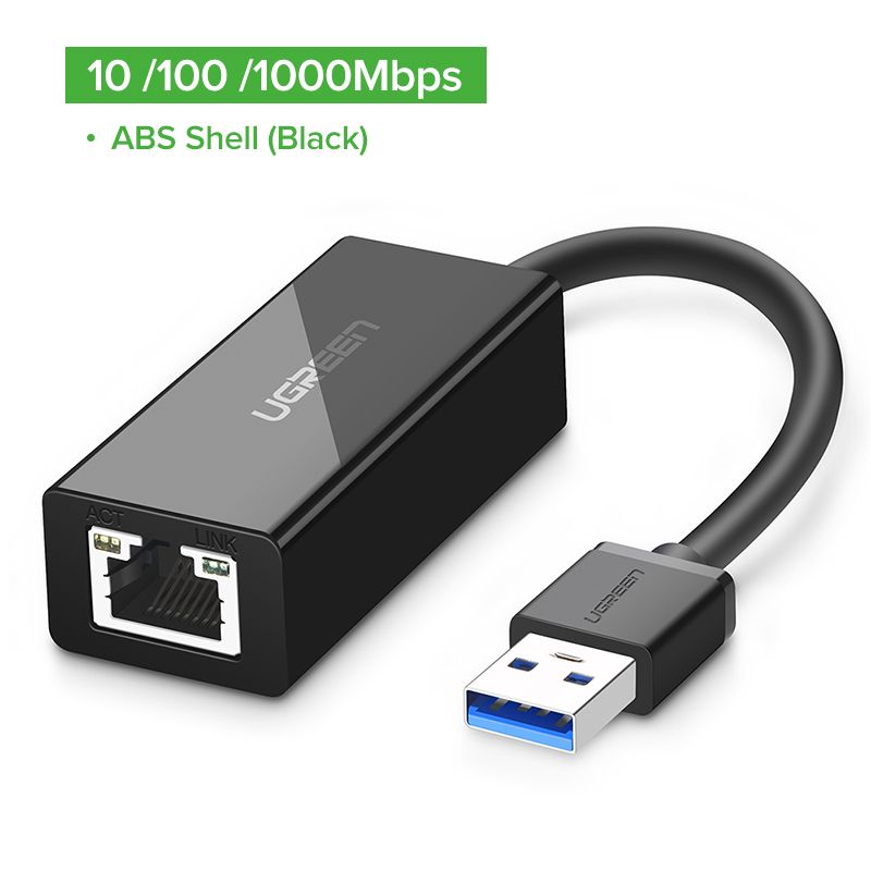 1000Mbps USB Ethernet Adapter USB 3.0 2.0 Network Card To