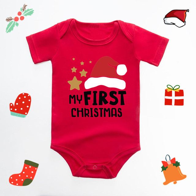 Bodysuit Infant Christmas Romper Toddler Clothes Jumpsuit