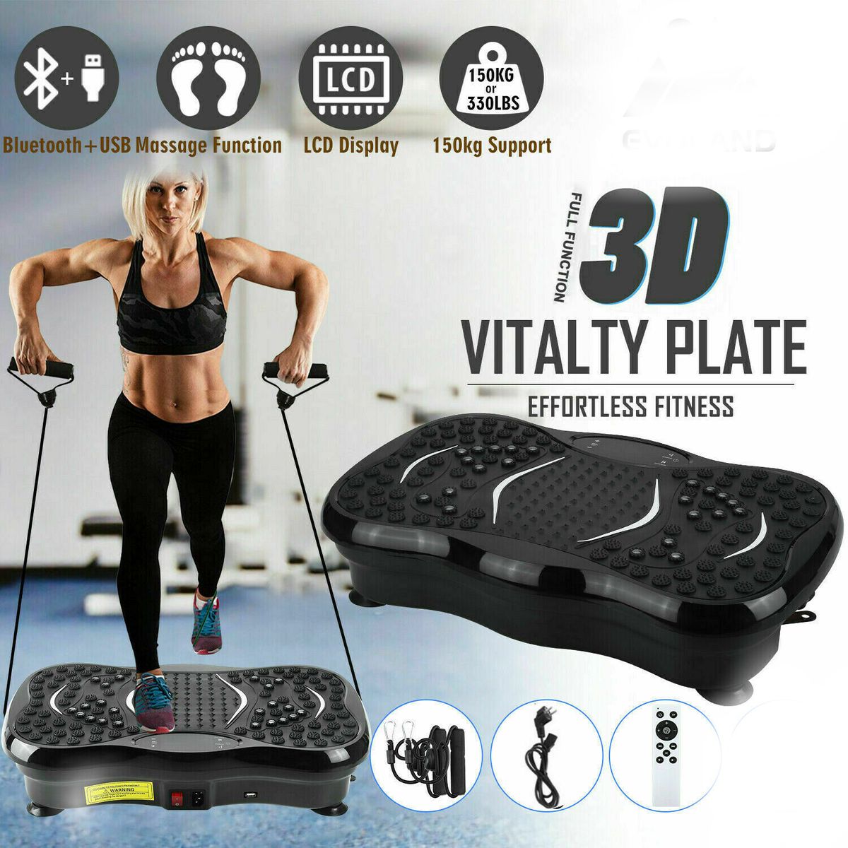 Vibration Machine Crazy Oscillating Fit Body Shaker Massage Fitness Machine
