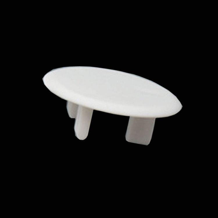 UK 3-Hole Socket Protect Cover Round Thin White