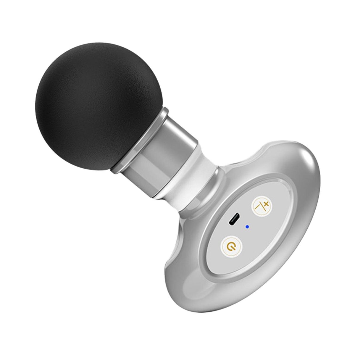 Mini Muscle Massager Wireless Handheld Mini Massager for Tissue Muscle Silver