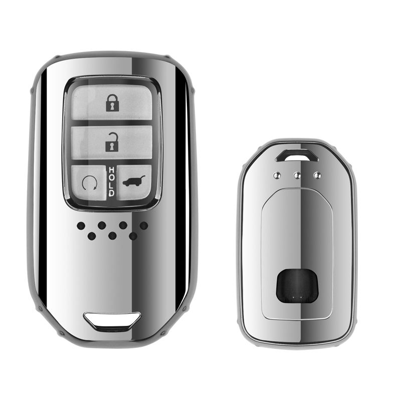 TPU Car Remote Key Full Cover Case Keychain For Honda Accord Civic CR-V XR-V-Sliver Only Case