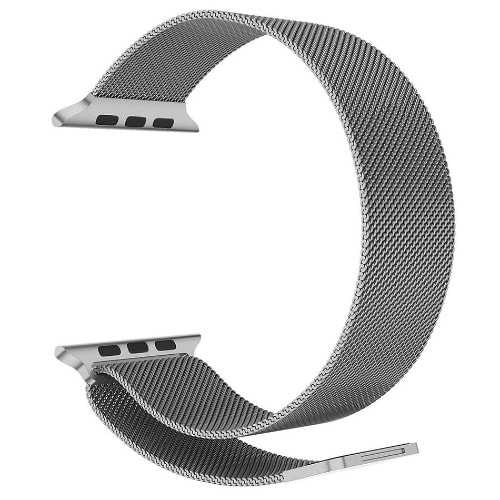 42/44mm Iwatch Metal Replacement Strap For Series 1/2/3/4 - Silver