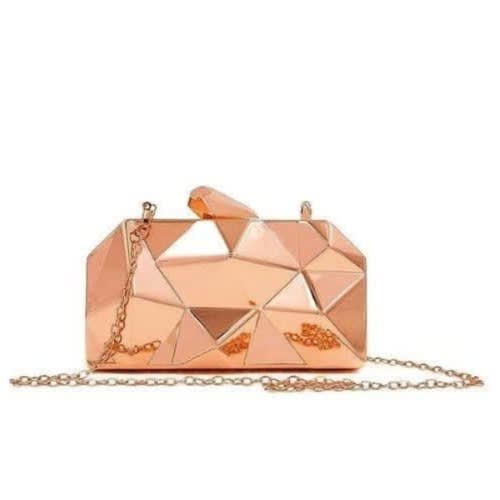 Metallic Gold Clutch Purse