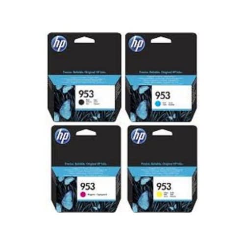 953 Ink Cartridge Combo - Black + Cyan + Magenta + Yellow