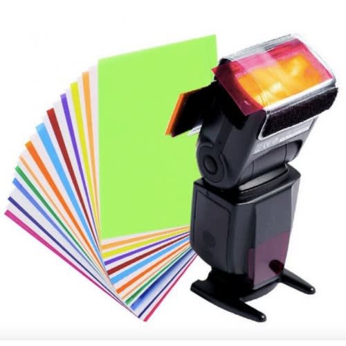 12pcs Diffuser Lighting Color Card Filter For Speedlite