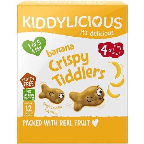 Banana Crispy Tiddlers 12+ Months - 4 x 12g