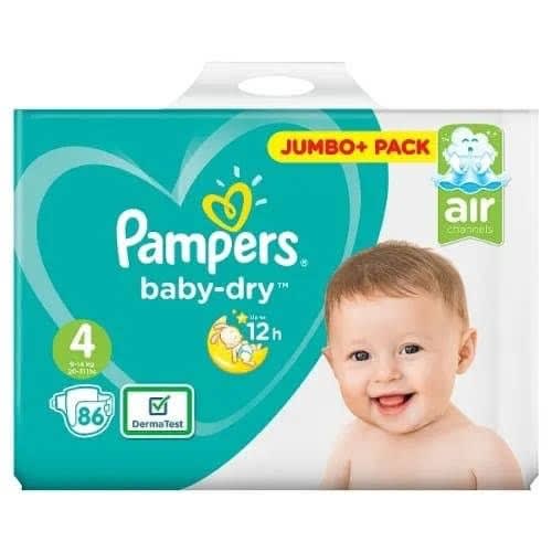 Baby-dry Size 4-86 Count