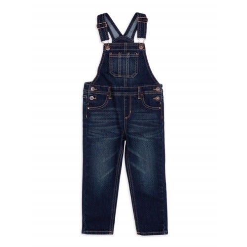 Wonder Nation Girls Denim Dungaree Overalls - Pinafore