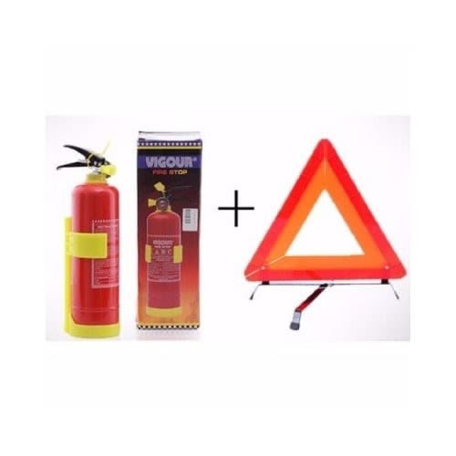 Fire Extinguisher & C-caution