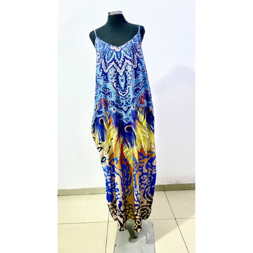 Ladies Print Spaghetti Strap Dress