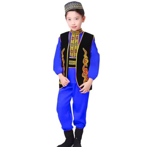 Complete Indian Costume For Boys-Blue