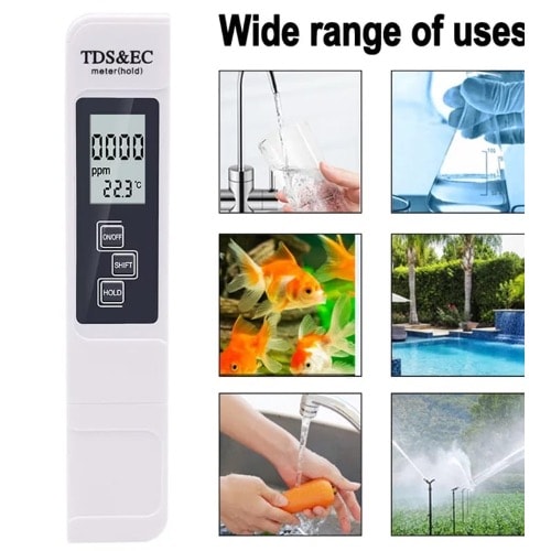 Digital TDS EC & Temperature Meter