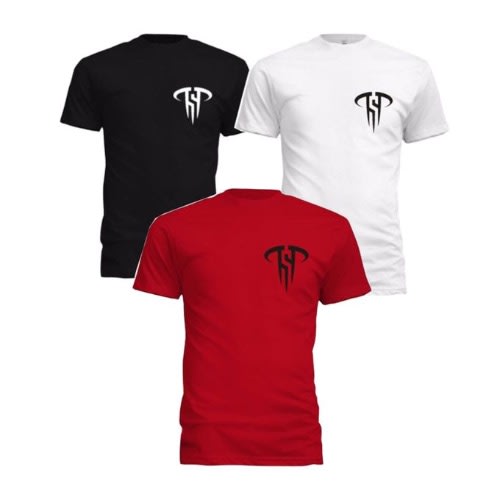 3 In 1 Evolution Bundle Round Neck T-shirt - Red, White & Black