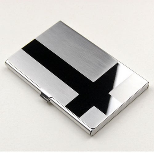 Aluminium Card Holder - Silver