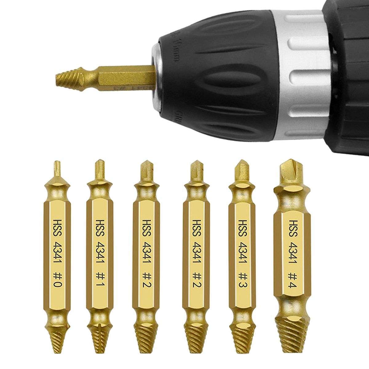 Damaged Screw Extractor Kit Stripped Screw Extractor Set Broken Bolt
