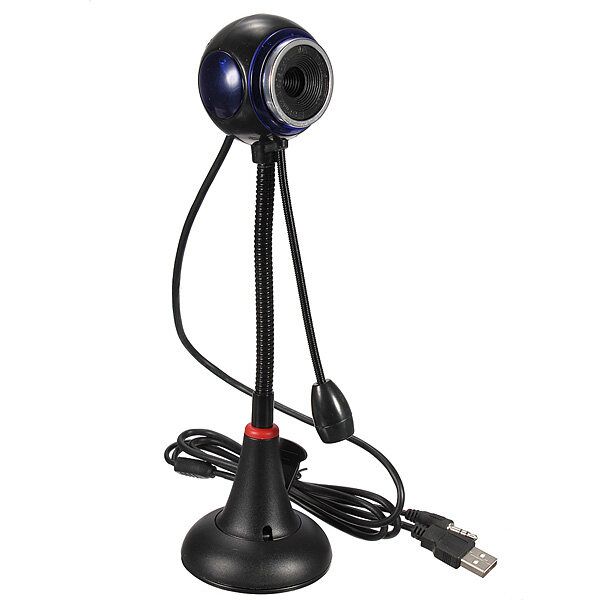 Bendable USB HD Webcam Web Cam Video Camera Mic For PC Laptop Desktop Win 7/8