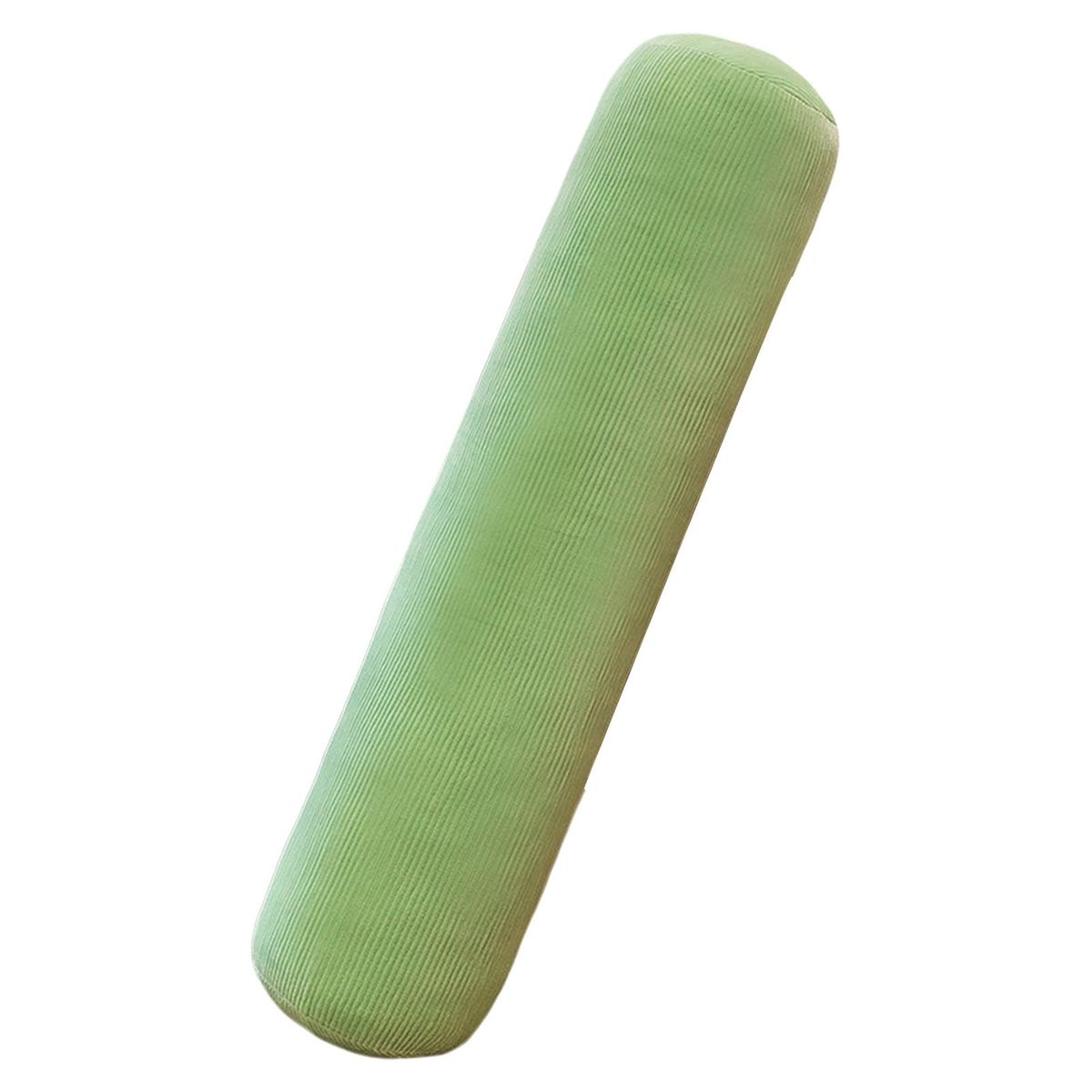 Sofa Plush Cushion Plush Cylindrical Throw Pillow Stuffed Toy Green