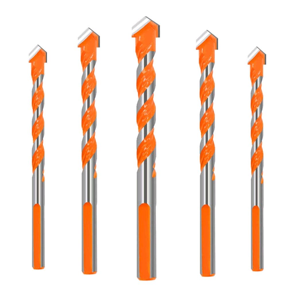 5-piece 6-12mm Triangular Overlord Drill Metal Perforated