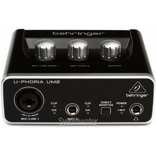 U-PHORIA UM2 Audiophile USB Audio Interface With XENYX Mic Preamplifier
