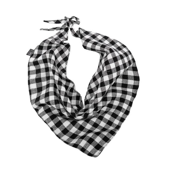 Cute Adjustable Dog Bandana Collar Puppy Pet Cat Neckerchief White