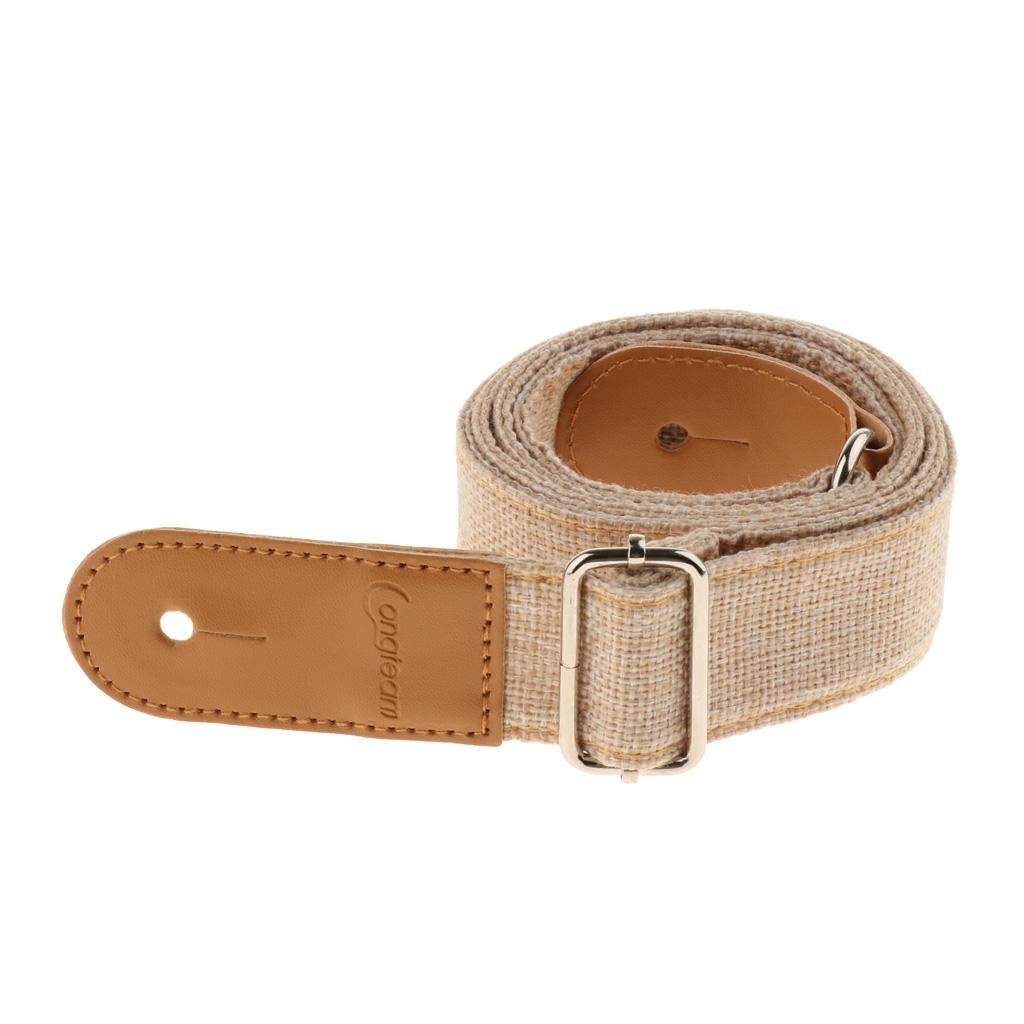 Adjustable Ukulele Strap With PU Leather Ends For 4-Way Guitar