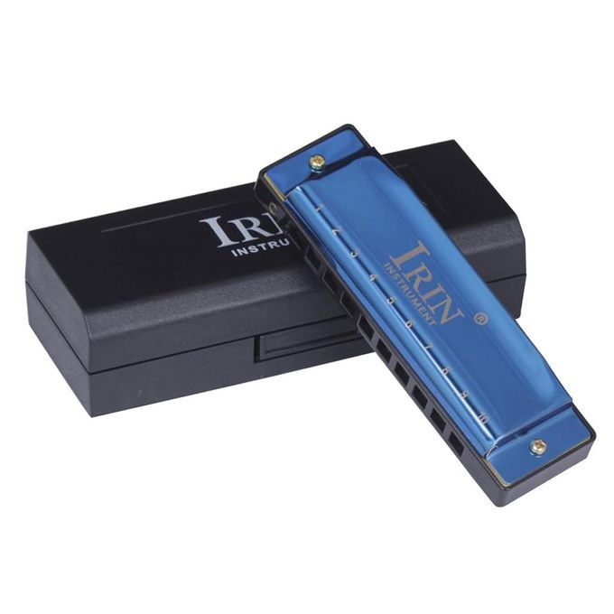 Standard Harmonica 10 Hole 20 Note Key Of C For Beginners Royal Blue