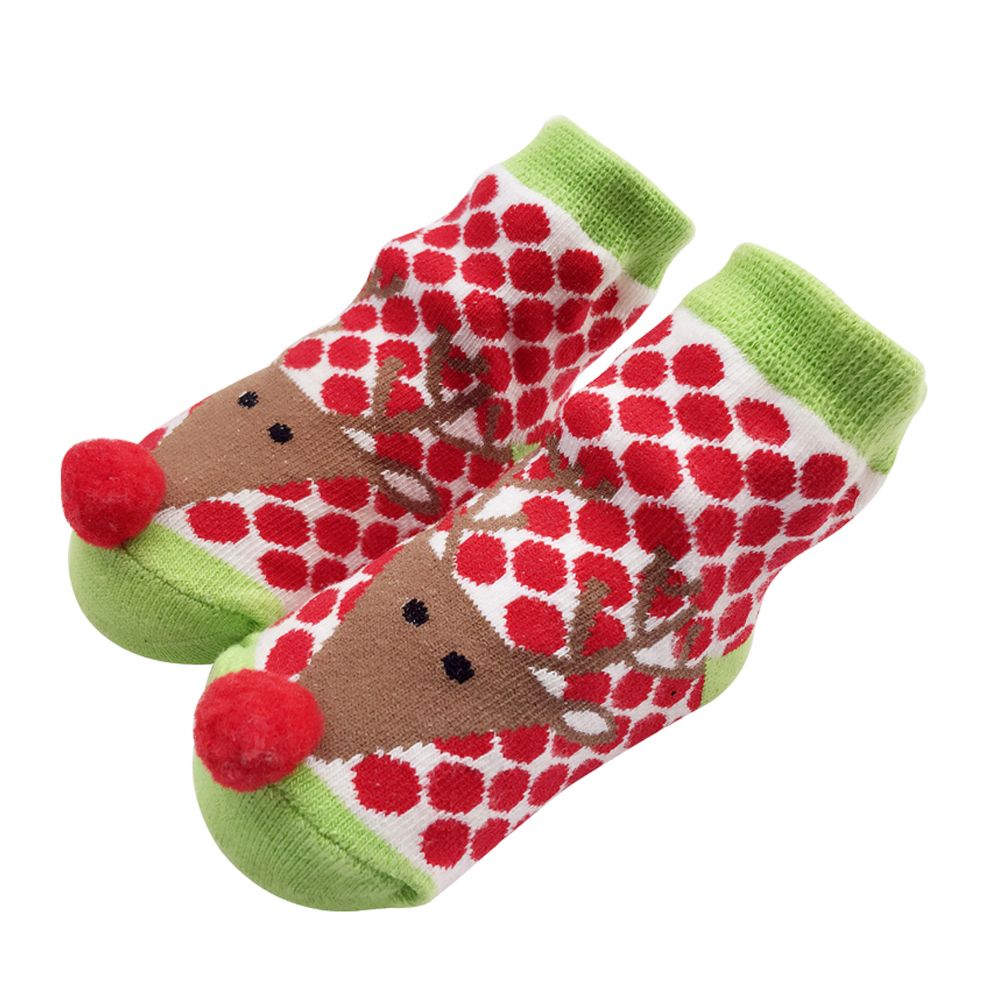 Cotton Newborn Socks For Infant Cute Christmas Baby Socks