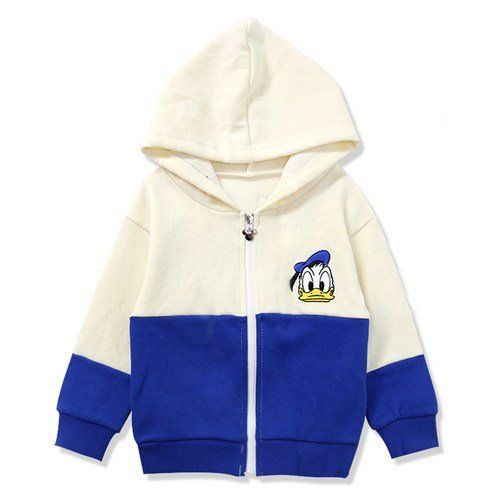 Golden Rabbit Children's D Half-half Long-sleeved Hooded