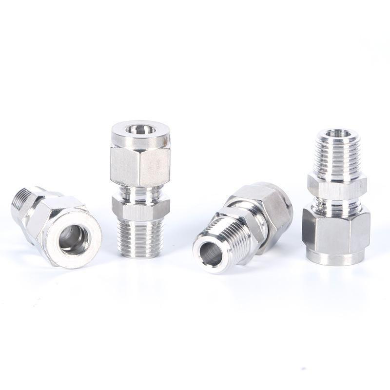 Spot Supply 304 Stainless Steel Card Sets Straight Connector Zg1/8-1 