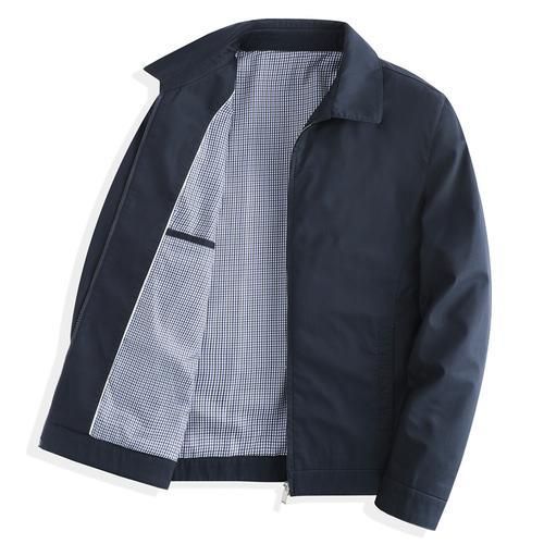 Mens Lightweight Coats Blazer Jackets Outerwear -Blue