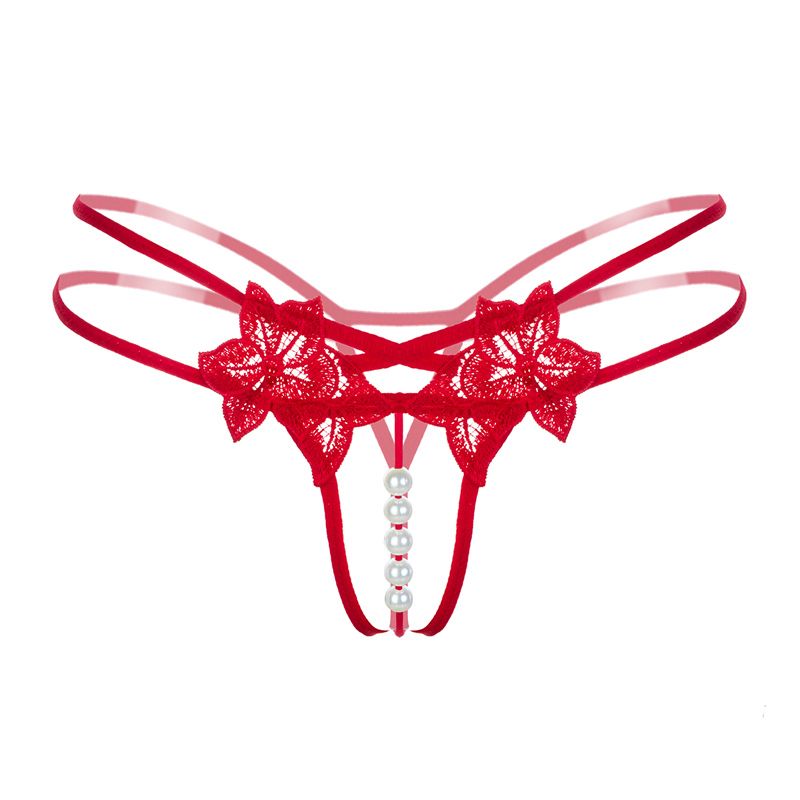 Sexy Ladies Lace G String Underwear Women Embroidery Low Waist Thongs