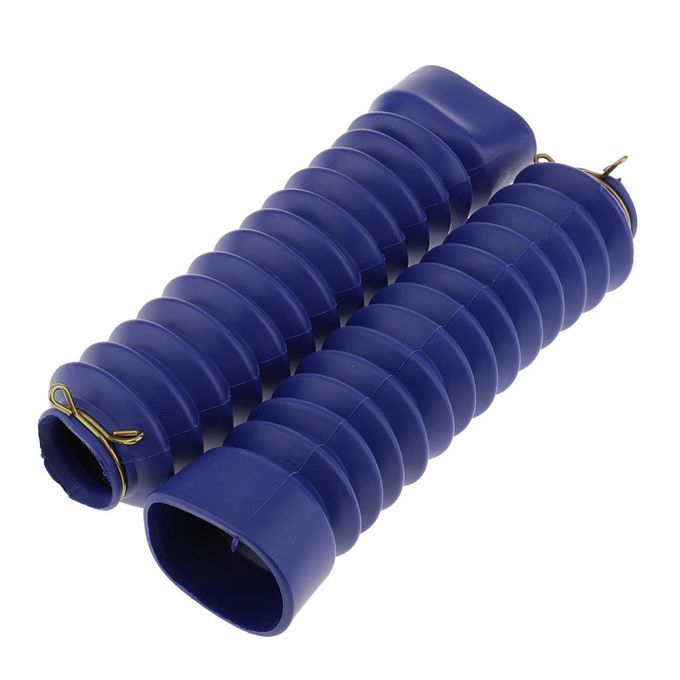 1 Pair Motorcycle Front Fork Soft Rubber Boots Protective  210x45x30mm