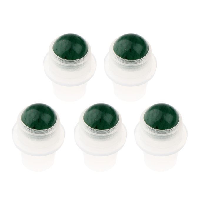 5Pcs Replacement Ball Roller Tops For Essential Oils Bottles  Green