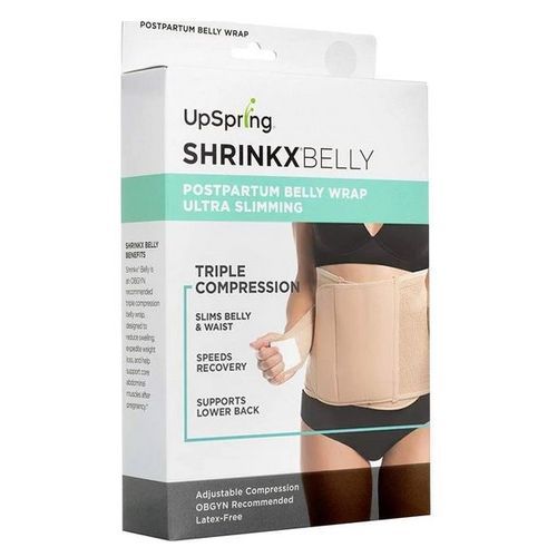 Adjustable Postpartum Belly Band,Slim & Smooth After Baby Belly Wrap BLACK S /M