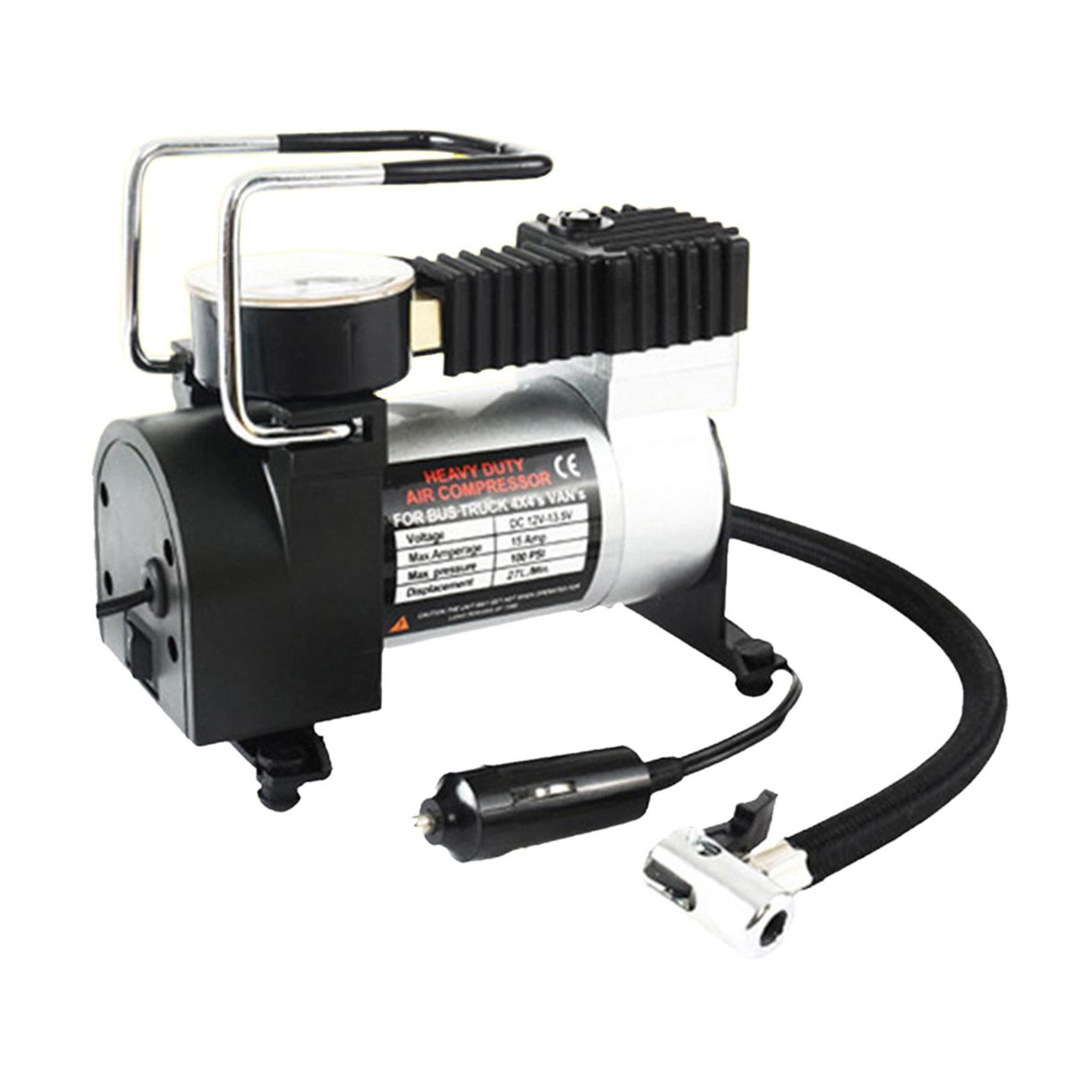 Tyre Air Compressor Pump Heavy Duty 35L/Min Compact For SUV Car Tires
