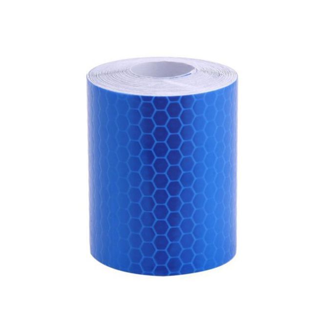 1m X 5cm Reflective Safety Warning Conspicuity Tape-Blue